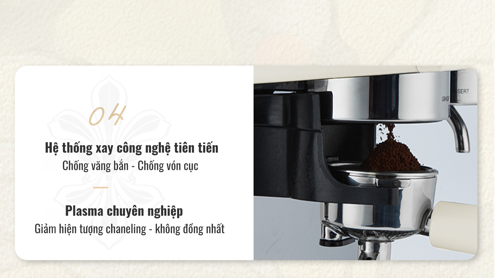 Bộ máy pha cà phê CF08 xay hạt cà phê, lấy nước nóng, đánh bọt sữa độc lập, toàn diện DIY chức năng
