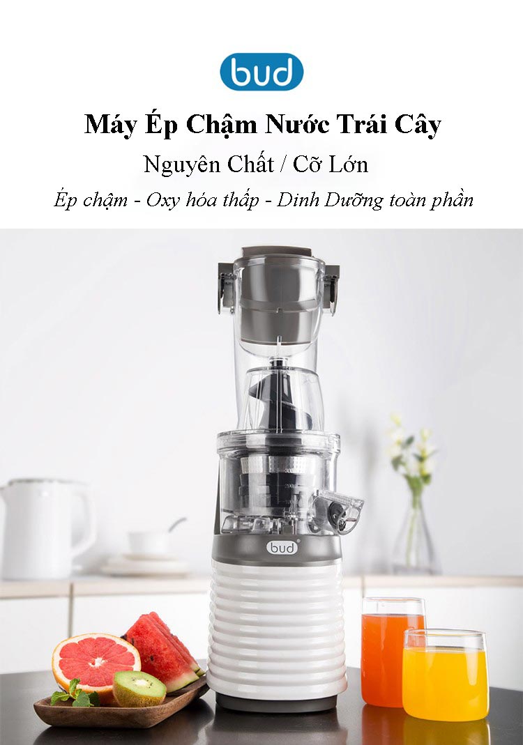 Máy Ép Chậm Trái Cây Xiaomi BUD BJ31/BJ32 bản full 250W, sử dụng gia đình, hàng chính hãng