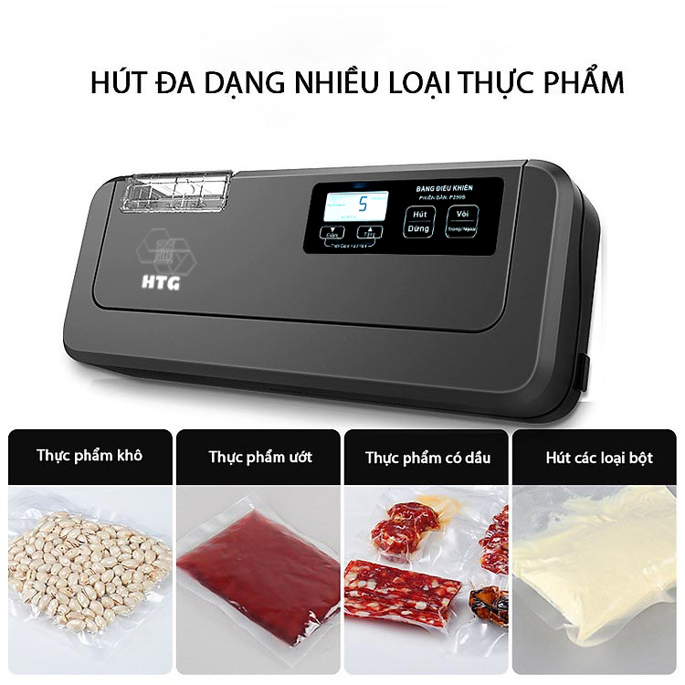 Máy hút chân không ShineYe HTG P290B phiên bản tự động, không kén túi, chính hãng Tiếng Việt