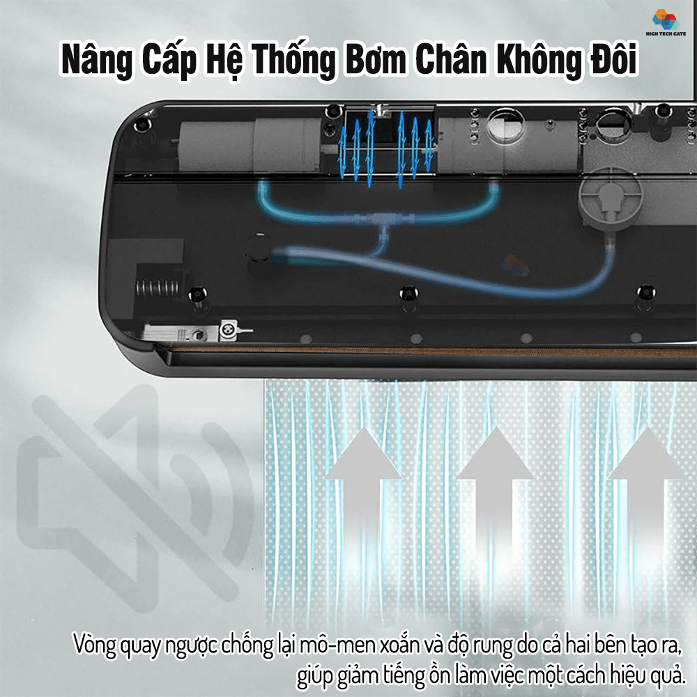 Máy hút chân không thực phẩm AP-18 tự động hoàn toàn, tích hợp 5 chế độ hút đơn giản, cơ chế đóng mở nắp máy tự động bền bỉ, hàng chính hãng
