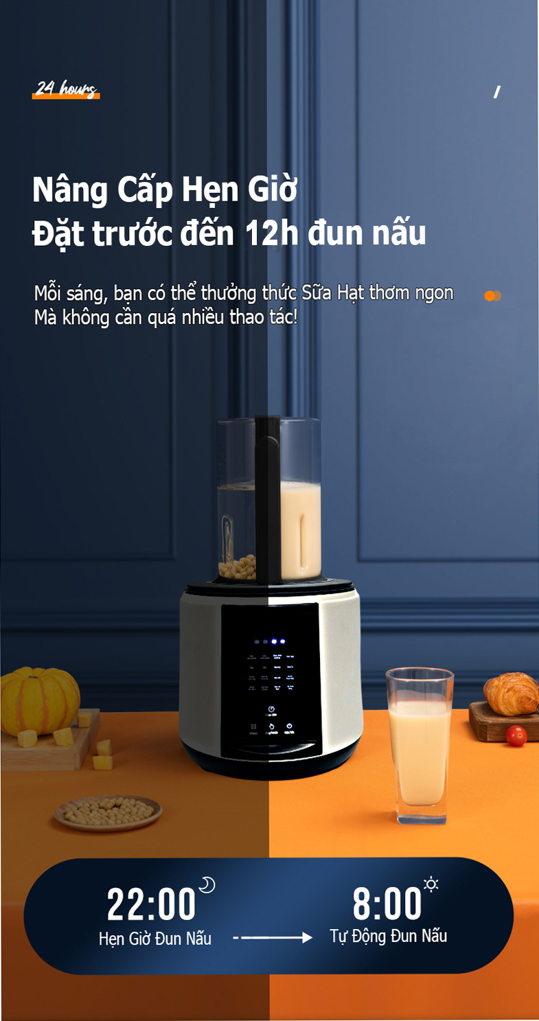 Máy làm sữa hạt siêu thanh CB8825