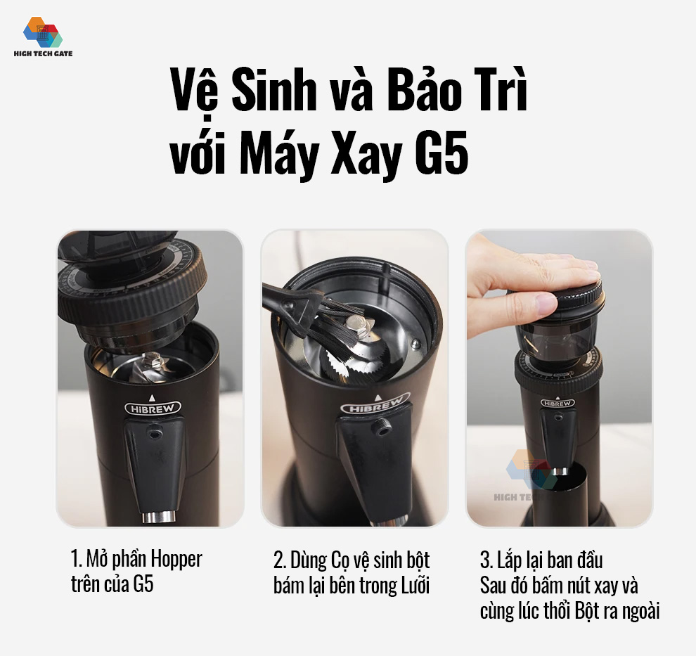 Máy xay cà phê Single Dose HiBREW G5