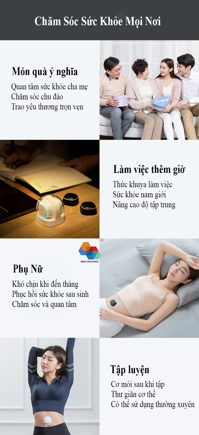 Máy chườm nóng ngải không khói Xiaomi Youpin Jeeback M2-B