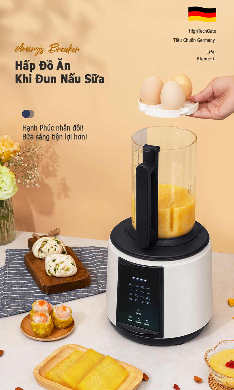 Máy làm sữa hạt siêu thanh CB8825