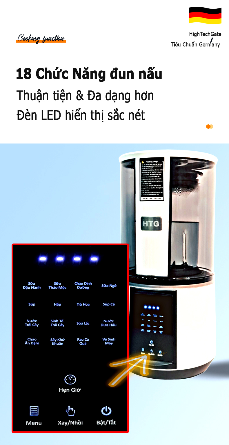 Máy làm sữa hạt siêu thanh CB8825