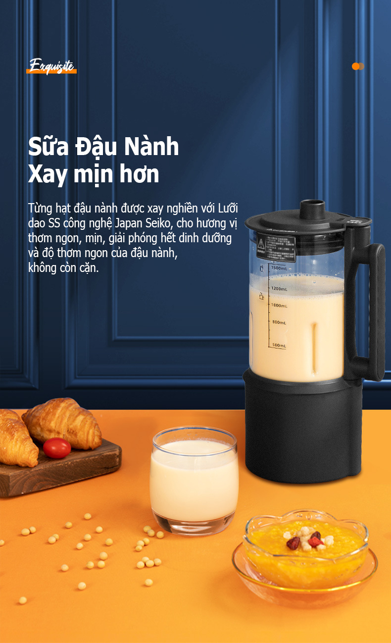 Máy làm sữa hạt siêu thanh CB8825