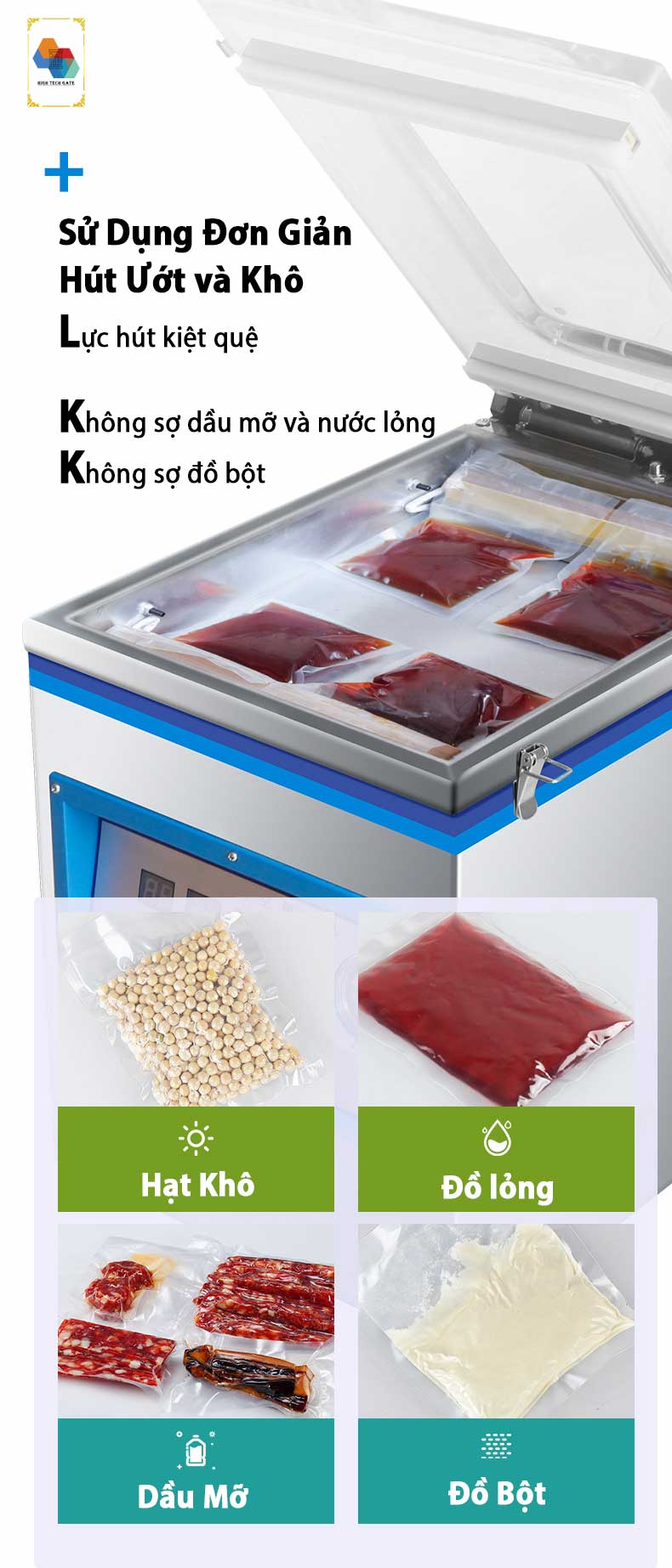 Máy hút chân không công nghiệp để bàn ShineYe P270-2D