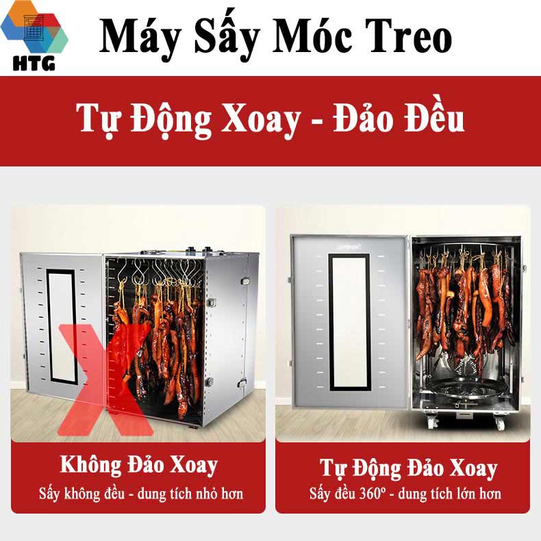 Máy sấy lạp xưởng, thịt khô gác bếp Septree ST02 Hook dạng móc treo, chính hãng