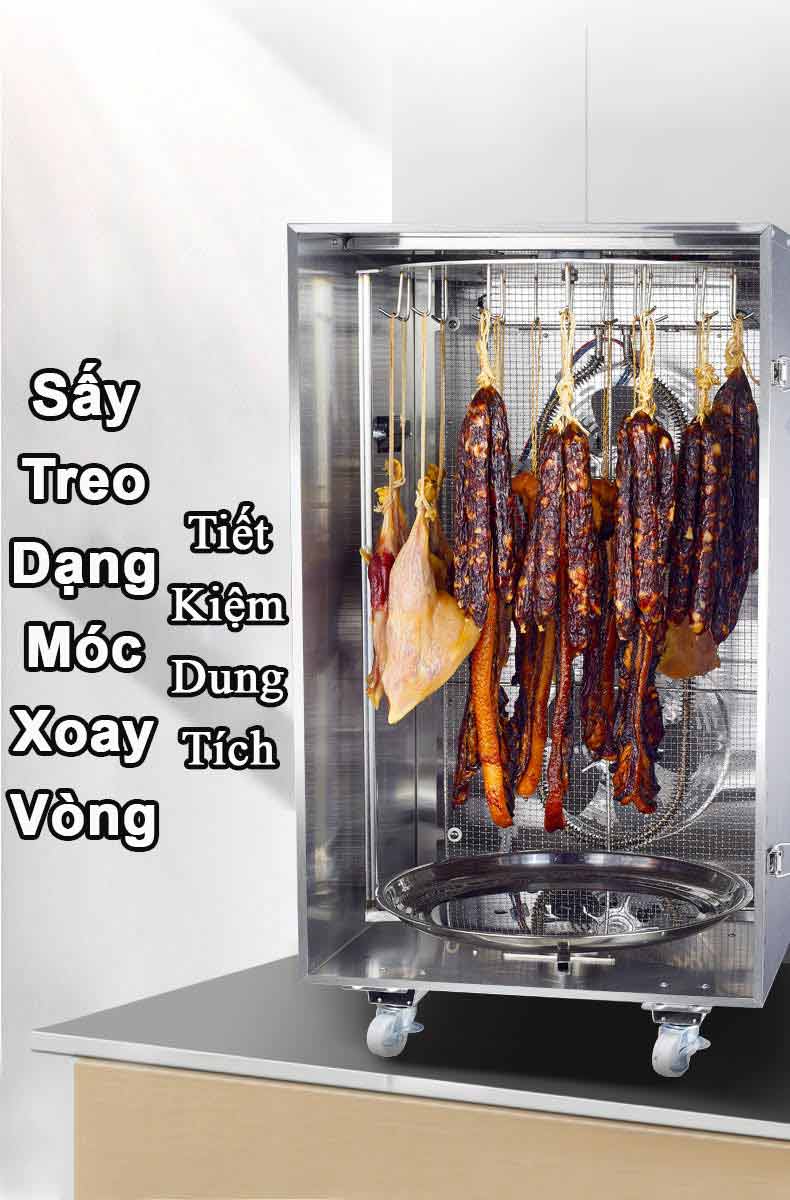 Máy sấy lạp xưởng, thịt khô gác bếp Septree ST02 Hook dạng móc treo, chính hãng