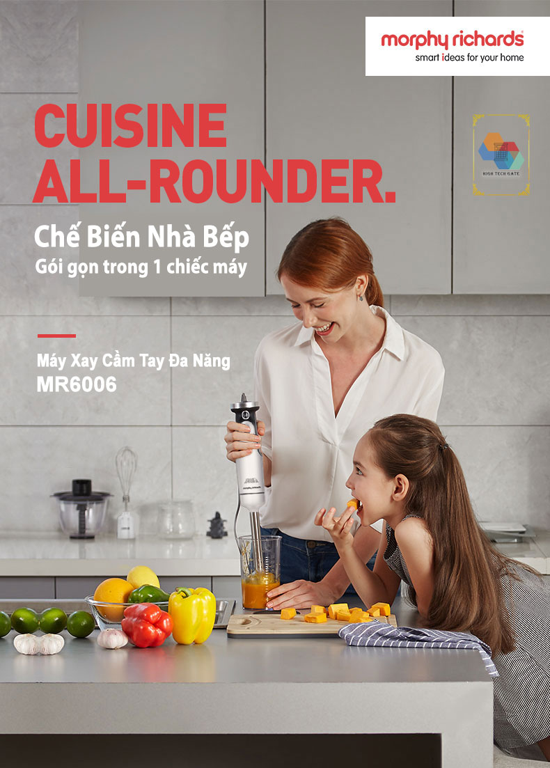 Máy xay cầm tay Morphy Richards 4 trong 1
