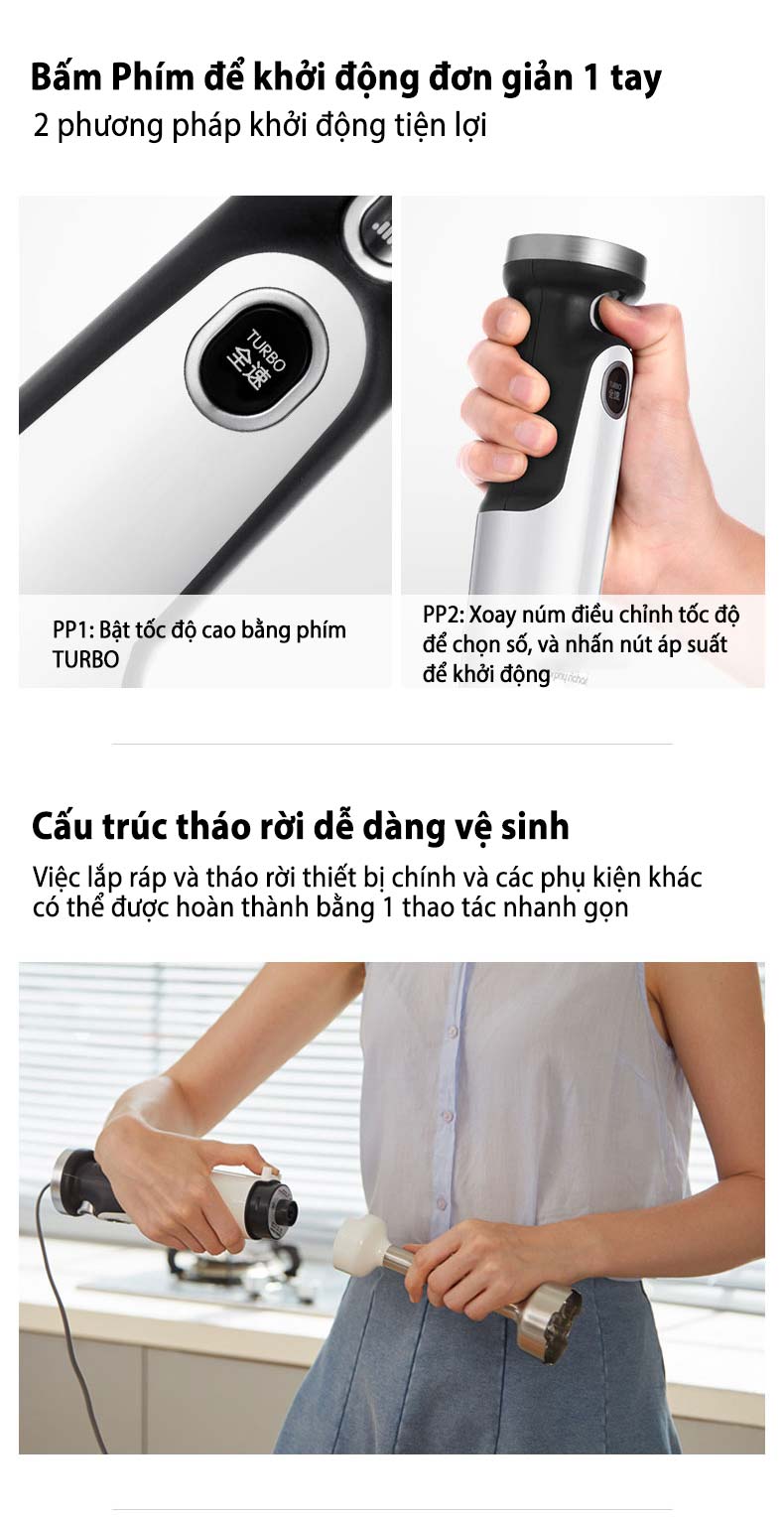 Máy xay cầm tay Morphy Richards 4 trong 1