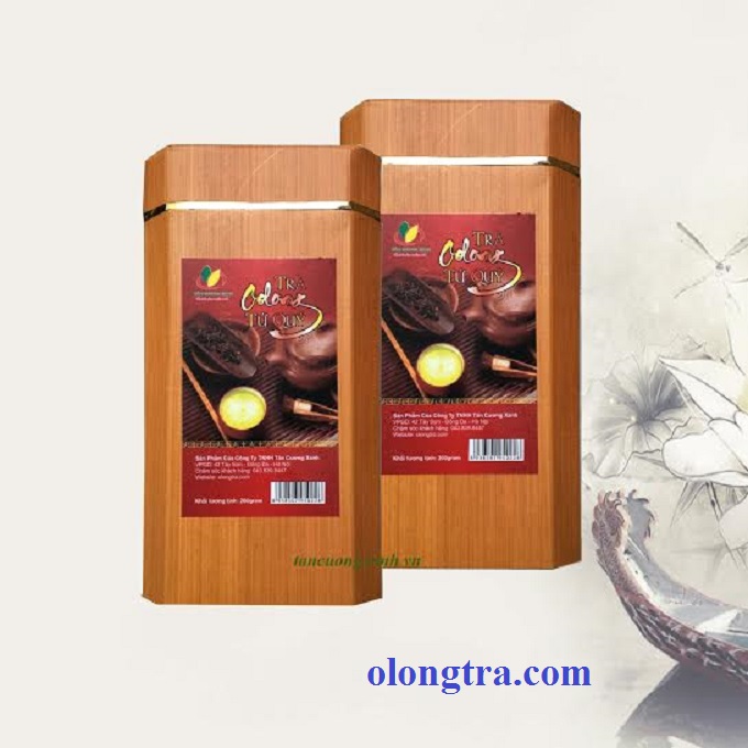 Trà Ô Long Việt - Hộp Giả Gỗ 200gram