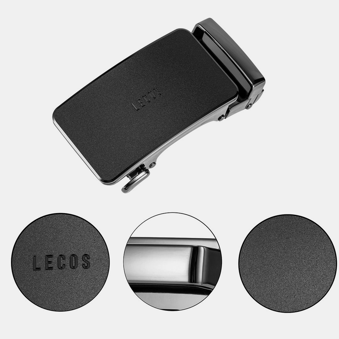 Logo LECOS được hoàn thiện tinh xảo trên đầu khoá, thể hiện sự đẳng cấp và gu thẩm mỹ tinh tế của thương hiệu