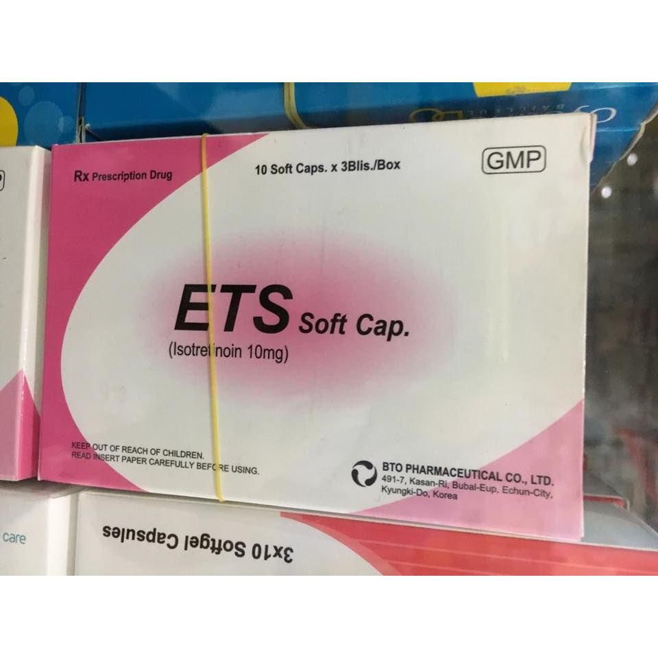Ets 10Mg ( Hộp 3 Vỉ X 10 Viên ) Viên Uống Đẩy Mụn Công Ty Tnhh Kinh Doanh Tổng Hợp Hoàng Dũng