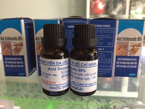 THUỐC TRỊ MỤN CÓC ACID TRICHLORACETIC 80% - ĐƯỢC KHUYÊN DÙNG BỞI CHUYÊN GIA  DA LIỄU CÔNG TY TNHH KINH DOANH TỔNG HỢP HOÀNG DŨNG