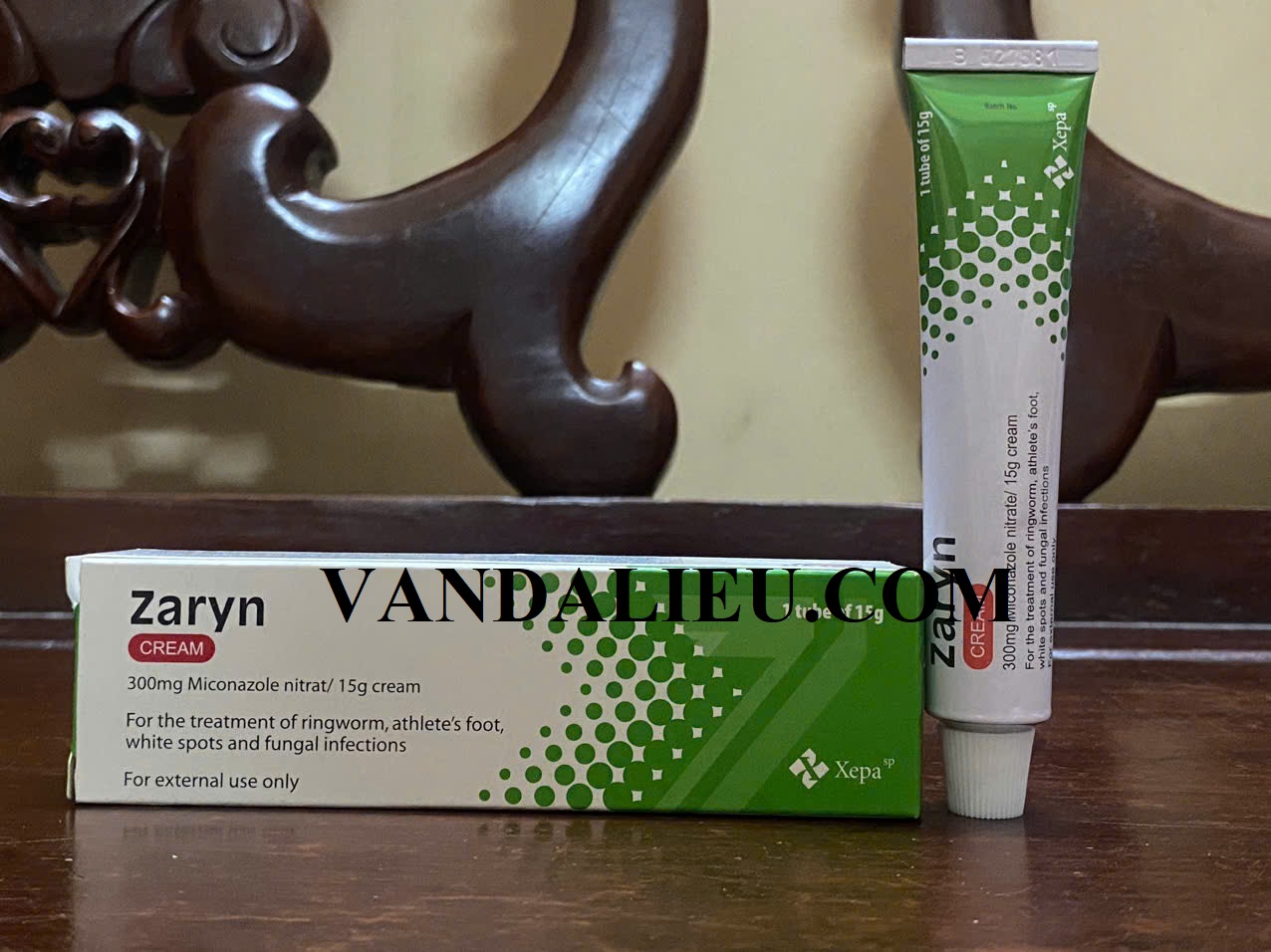 ZARYN CREAM 15G. MICONAZOLE NITRAT . THUỐC TRỊ KÝ SINH TRÙNG , CHỐNG NHIỄM KHUẨN , KHÁNG VIRUS , KHÁNG NẤM