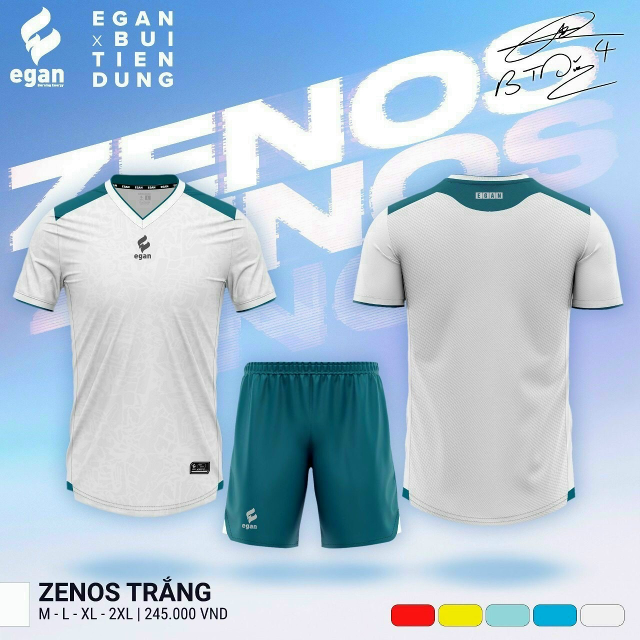 Quần áo bóng đá Egan Zenos