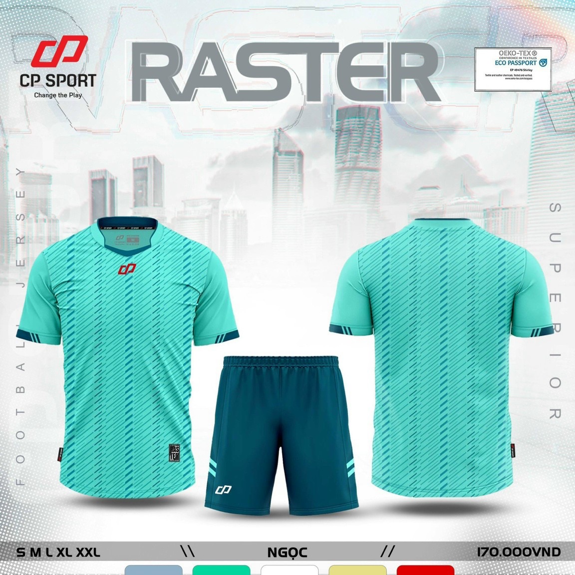 Quần áo bóng đá CP Raster