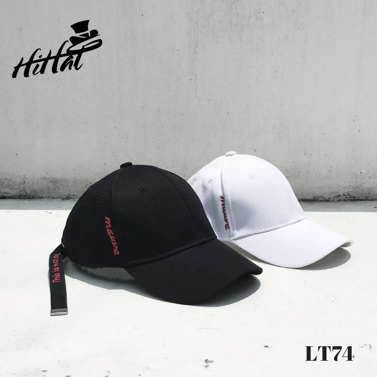 Nón lưỡi trai nam tphcm có đuôi màu trắng 6