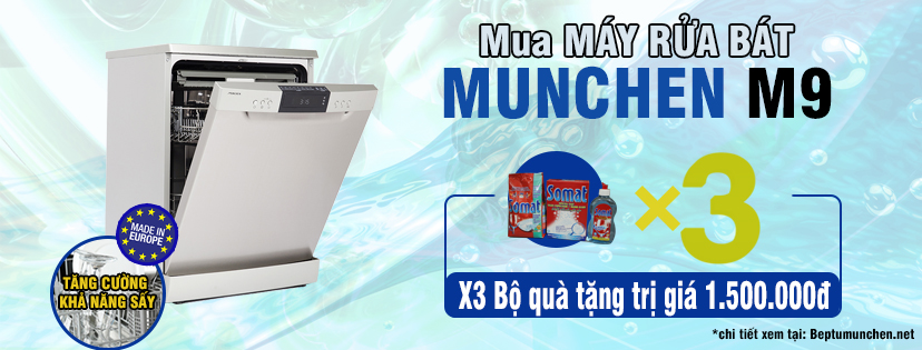 Máy rửa bát Munchen - Hàng cao cấp nhập khẩu EU