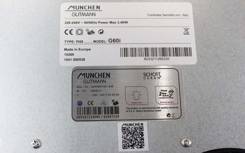 ảnh bếp từ munchen g60i