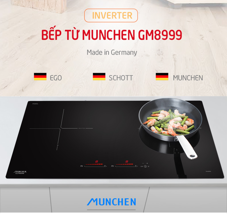 Bếp từ Munchen GM8999 hiện đại