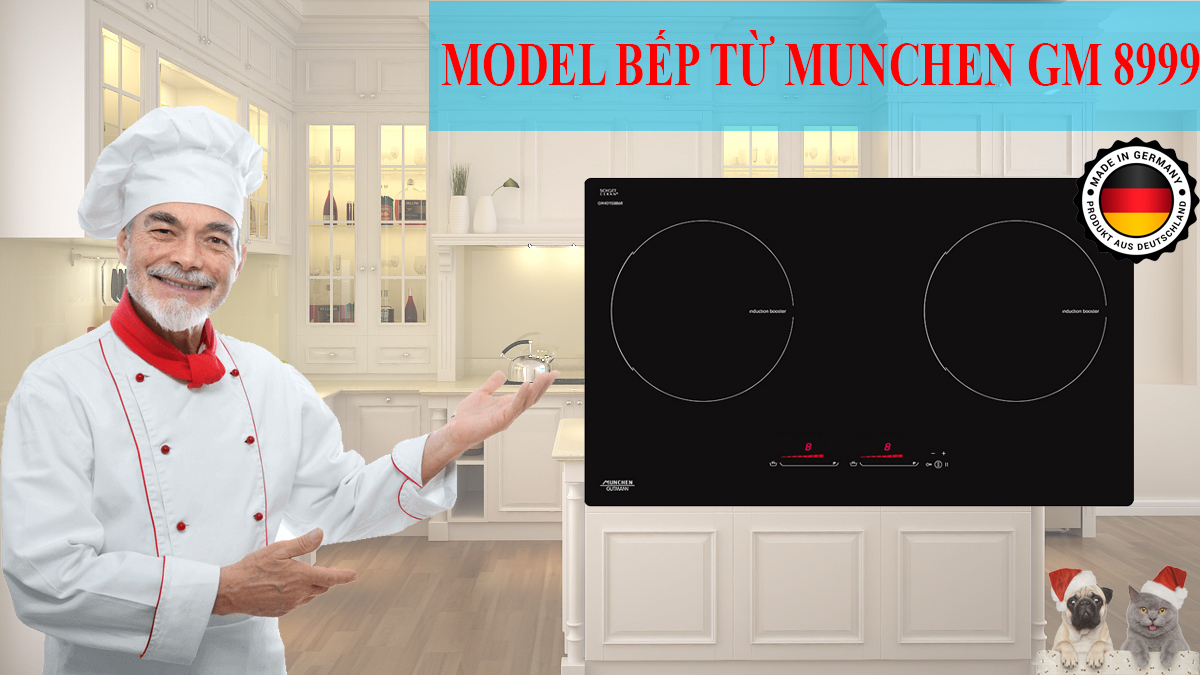 Bếp từ Munchen Gm 8999 thiết kế tinh xảo