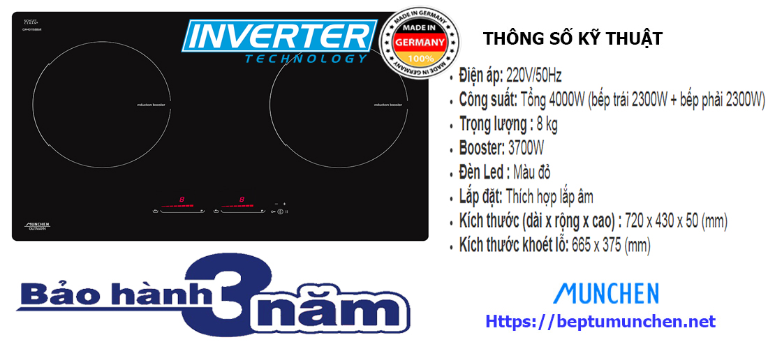 Bếp từ Munchen GM 8999