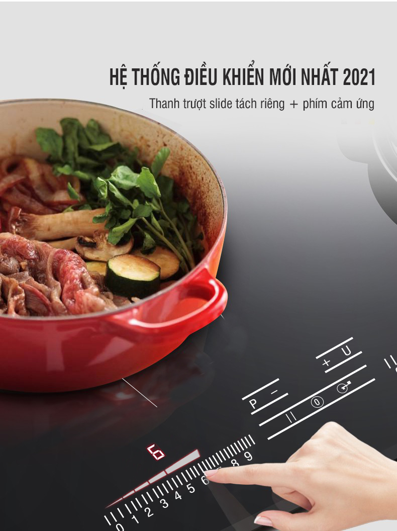 Bếp từ Munchen GM2022 điều khiển cảm ứng 2021 Bếp từ Munchen GM2022 điều khiển cảm ứng 2021