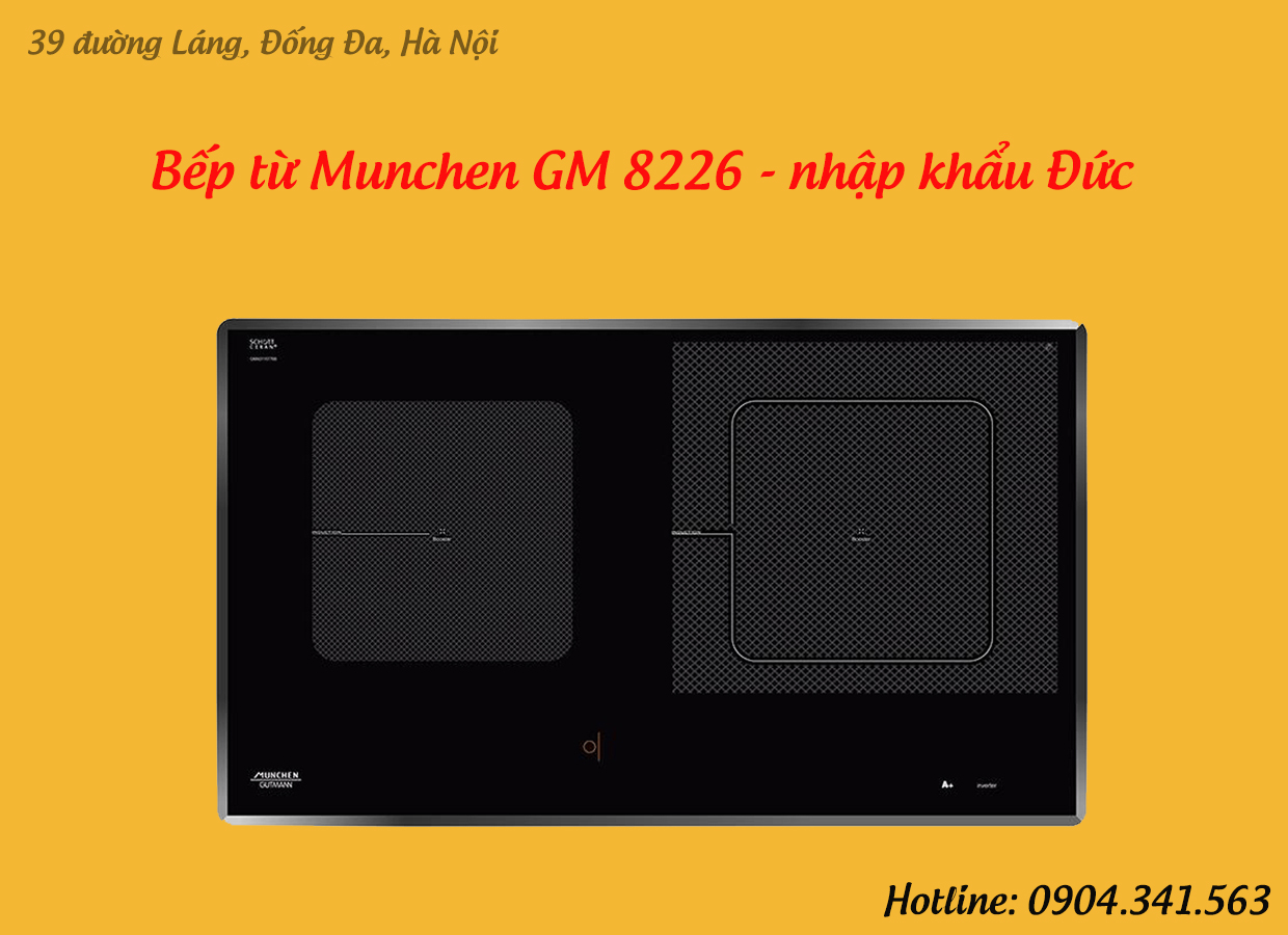 Bếp từ Munchen GM8226 nhập khẩu Đức