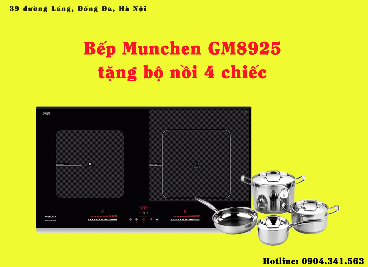 Bếp từ Munchen GM8925 bất ngờ ra mắt