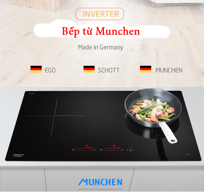 Bếp từ Munchen hiện đại