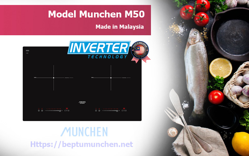 bếp từ Munchen M50 New 2017 tiết kiệm 