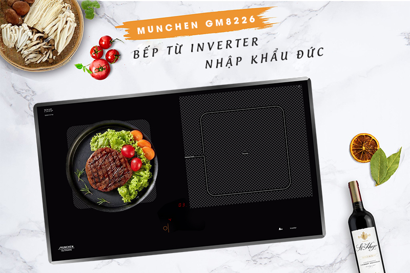 Đánh giá bếp từ Munchen GM8226: 