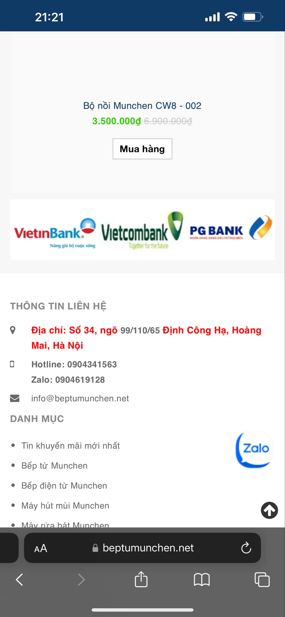 Mua hàng Munchen chính hãng, uy tín tại đâu?