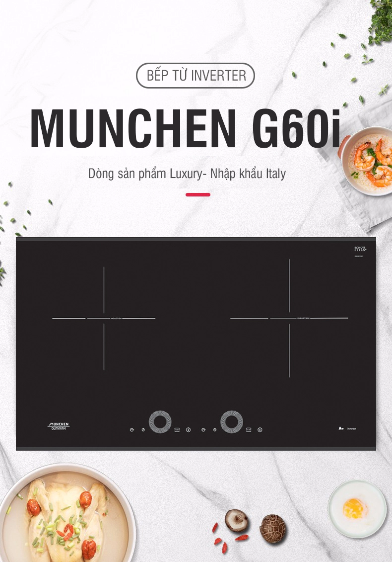 Giao diện bếp từ Munchen G60i