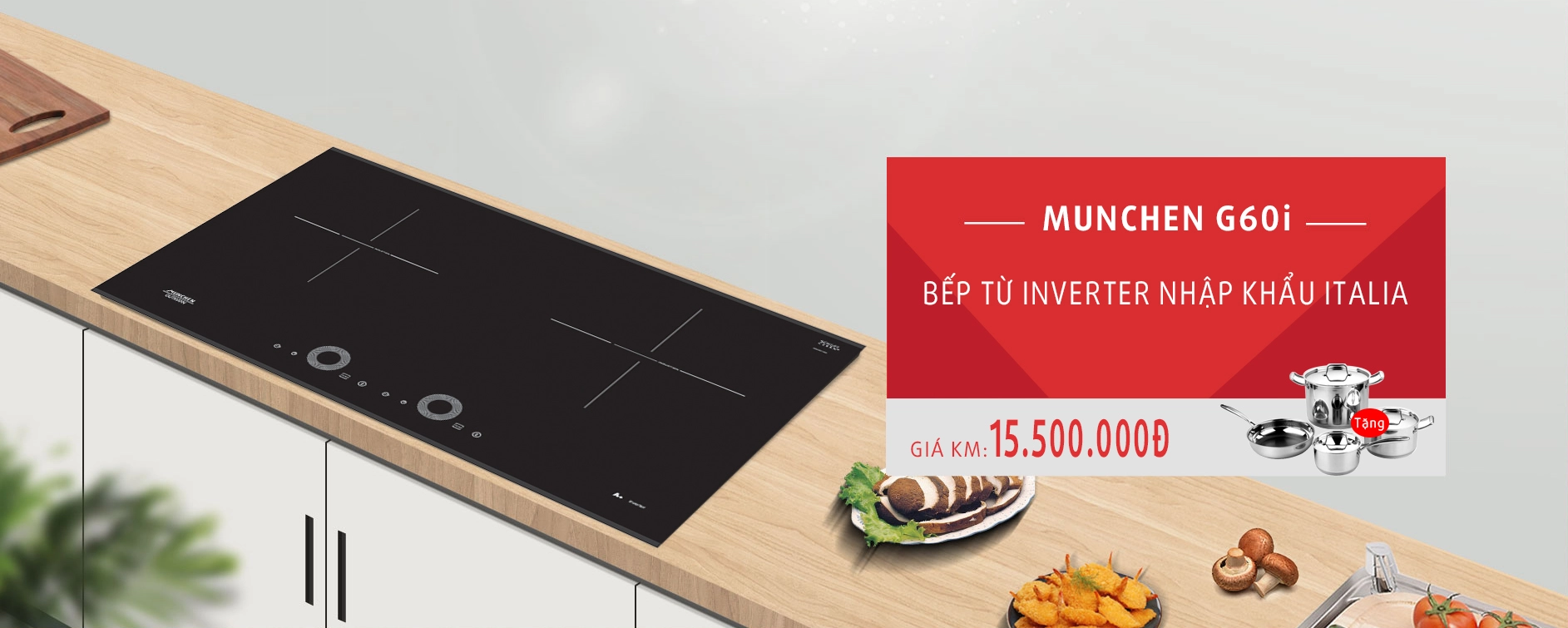Khuyến mãi của Bếp từ Munchen G60i