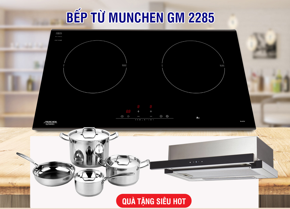 khuyến mãi bếp từ munchen gm 2285