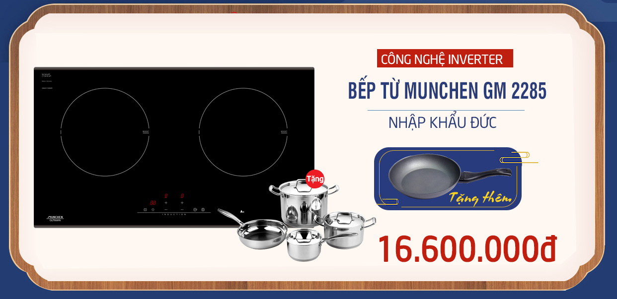 khuyến mãi bếp từ munchen gm 2285