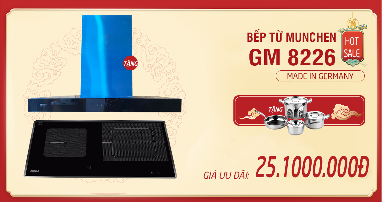 khuyến mãi bếp từ munchen gm 8226