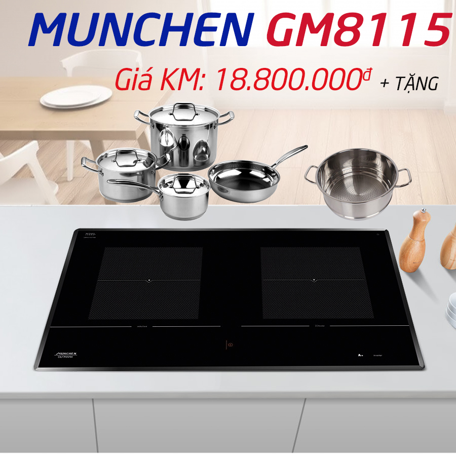 Khuyến mãi bếp từ Munchen gm 8115