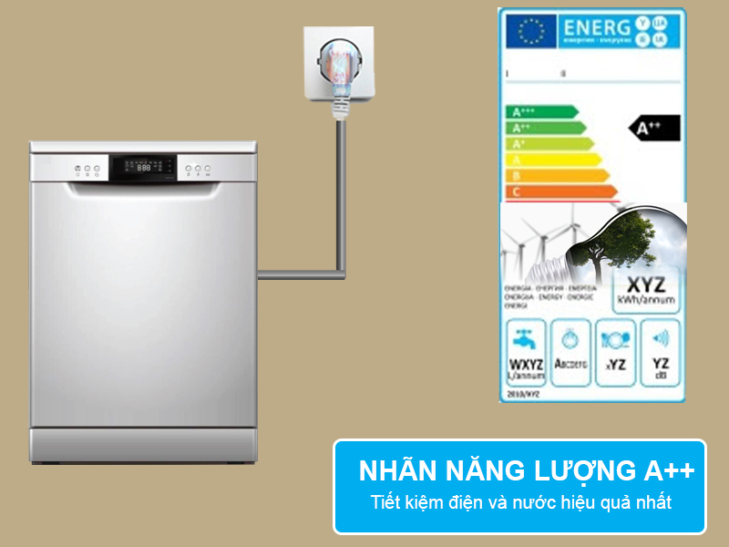 MÁY RỬA BÁT MUNCHEN M9 TIẾT KIỆM ĐIỆN + NƯỚC