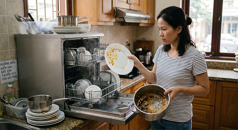 Sự thật về máy rửa bát sau 3 tháng sử dụng