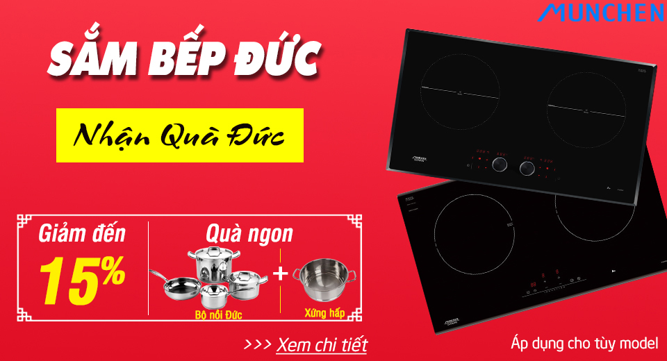 Bếp từ Munchen GM 292 và GM 2285: nên mua cái nào?