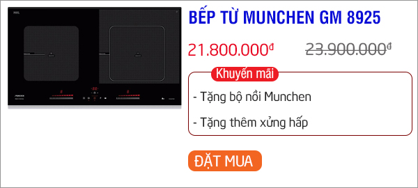 so sánh bếp từ munchen gm 8925 vs gm 8999