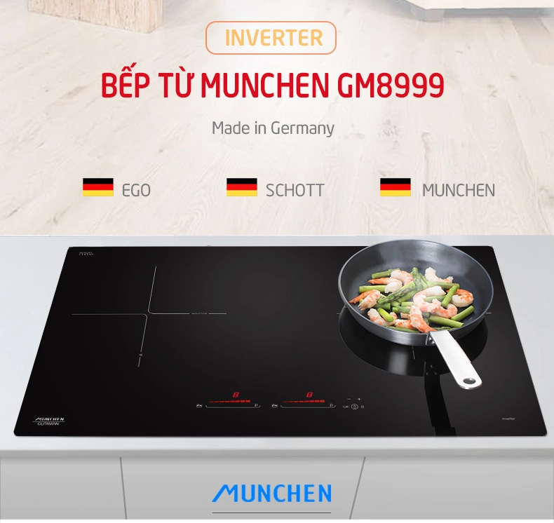 Thiết kế bếp từ Munchen GM8999