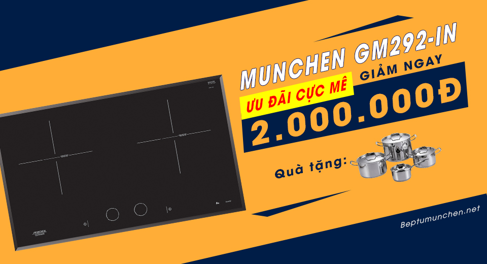 ưu đãi bếp từ munchen GM292in