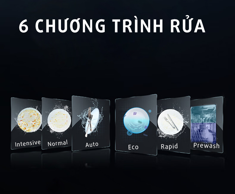 6 chương trình rửa hiện đại