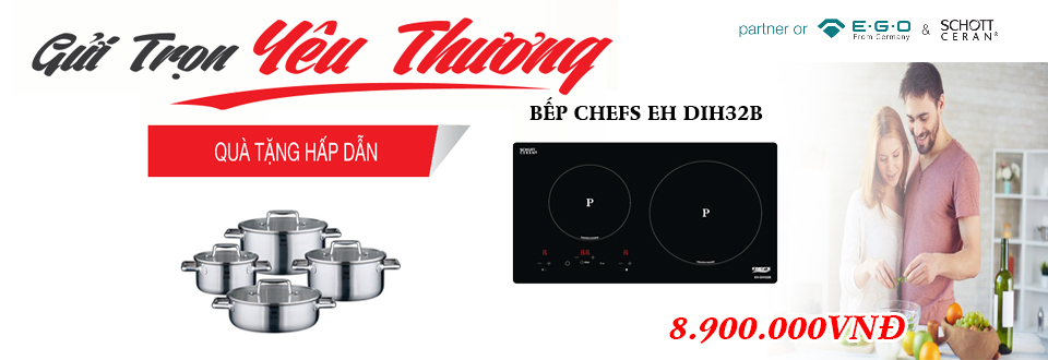 Thông tin khuyến mãi khi mua bếp từ Chefs EH DIH32B    