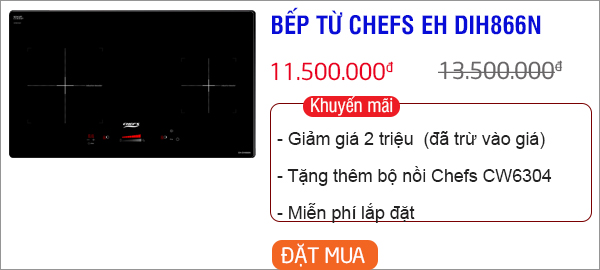 bếp từ chefs giảm giá tháng 7